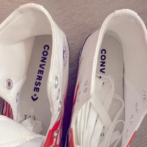 ❌SOLD❌ NWOT [Converse] Chuck Taylor Flame All-Star Hi-Top Sneakers Women's Sz 6 - Picture 15 of 15